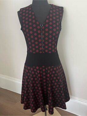 ♥️ Michael Kors Red Polka Dot Dress